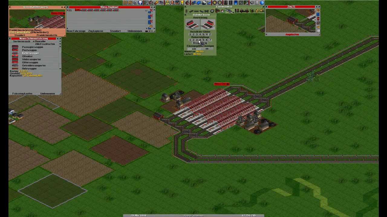 Open Transport Tycoon // Zug Strecke // Kreislauf