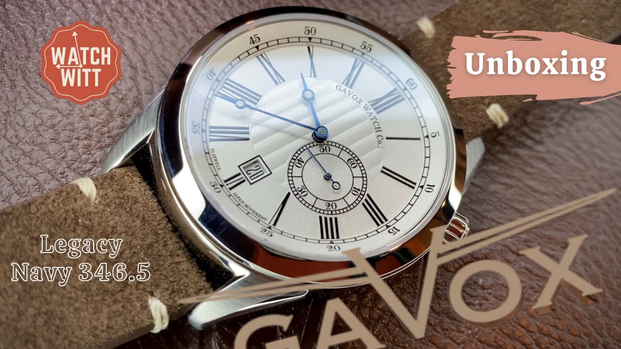 Gavox Legacy Navy 346.5 Unboxing | Classy but Casual Dress Watch