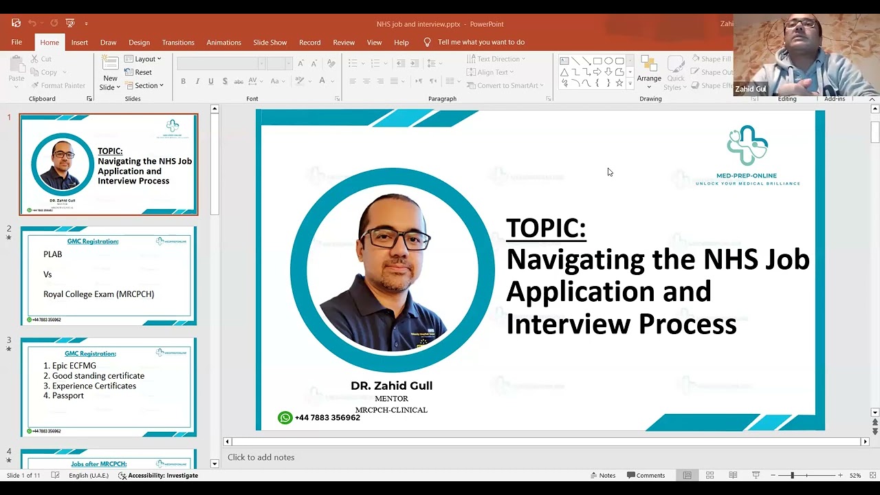 HOW TO PREPARE FOR  NHS PAEDIATRIC JOB INTERVIEW AFTER PASSING MRCPCH By Dr. Zahid Gull #Mrcpch
