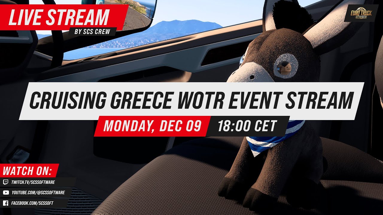 #CruisingGreece with Special Guest Gavin!  🚛🚛