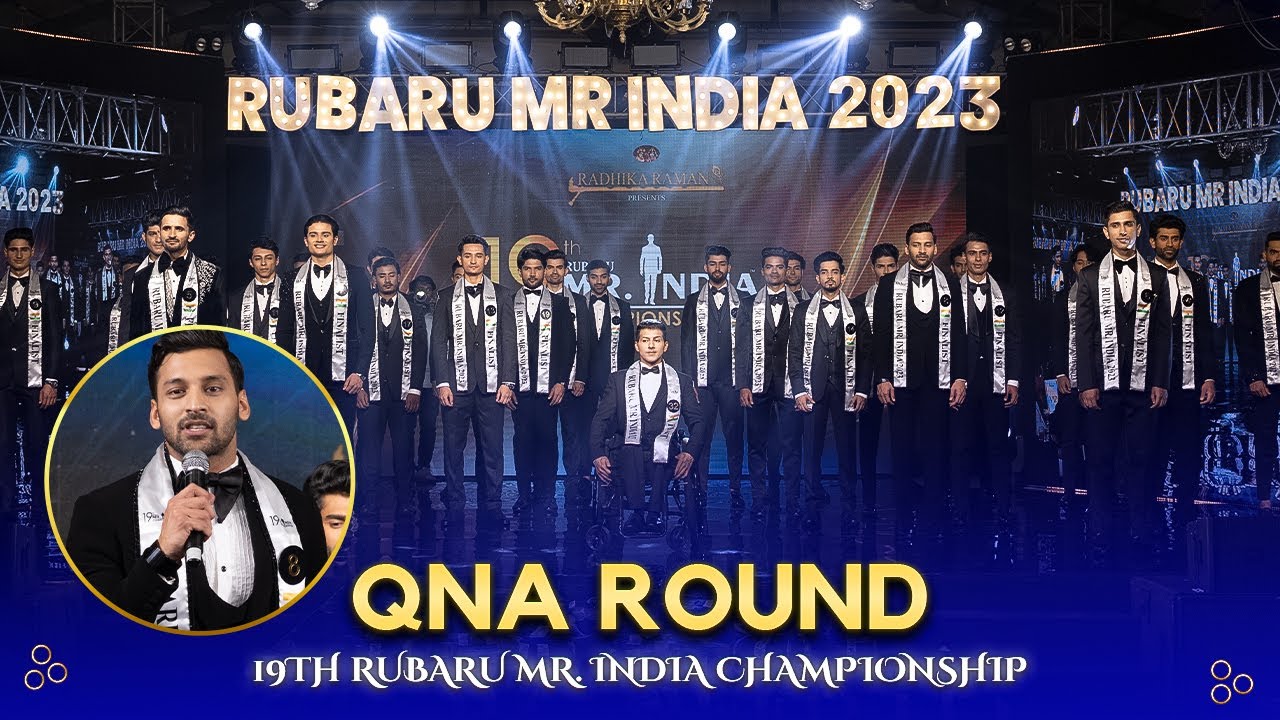 19th RUBARU MR. INDIA | 2023 | Common Question Round