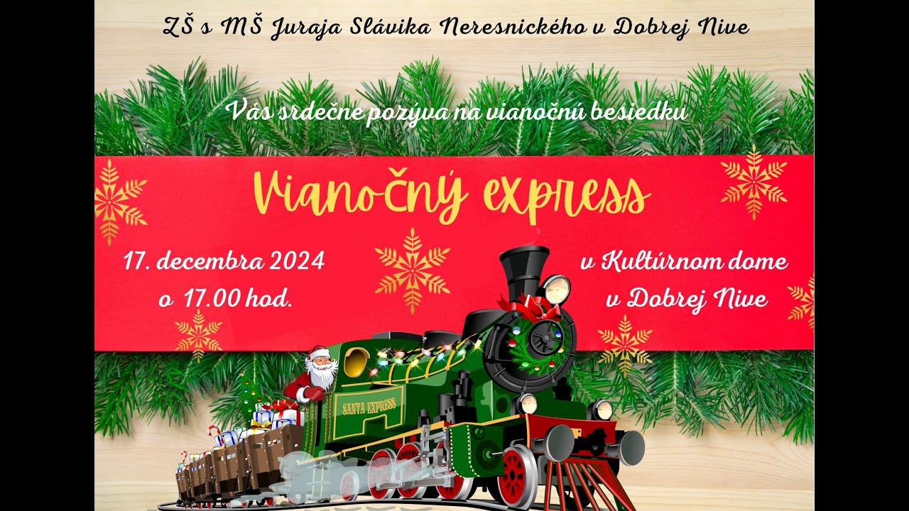 ZŠ s MŠ Juraja Slávika Neresnického v Dobrej Nive     VIANOČNÁ BESIEDKA