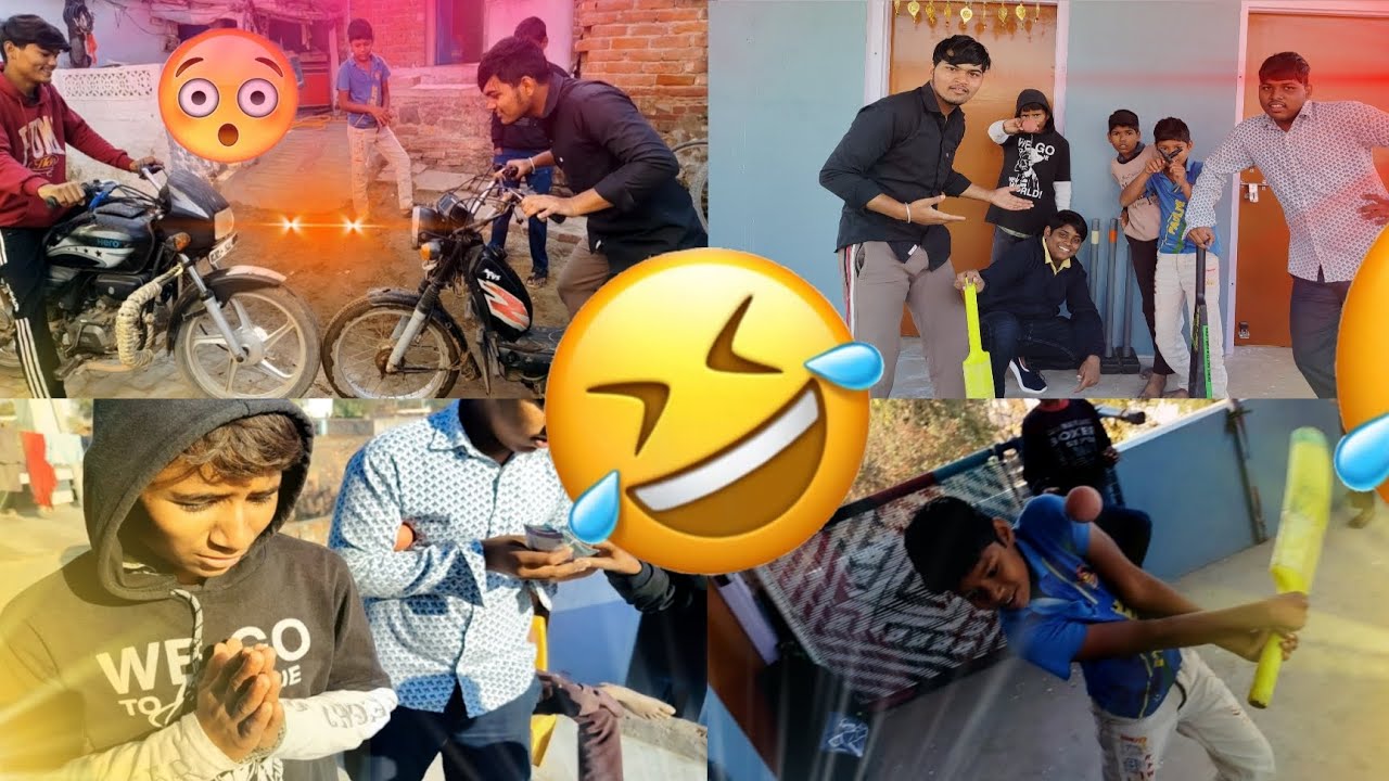 Playing Cricket On Roof But 😯🤣