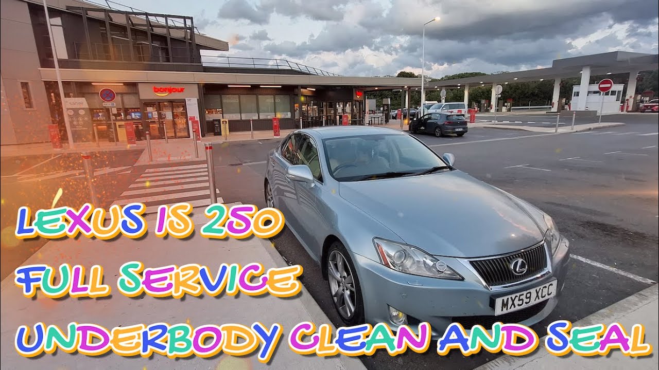 UNDERBODY SEAL AND CLEAN PLUS FULL SERVICE LEXUS IS 250 - PART3