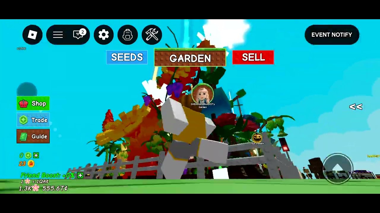 Me in grow a garden it sucks now