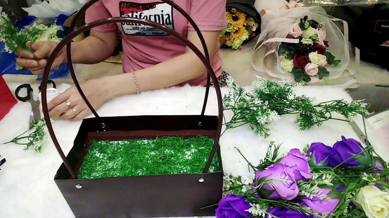 HƯỚNG DẪN CẮM HOA GIỎ SANG TRỌNG, ĐƠN GIẢN
