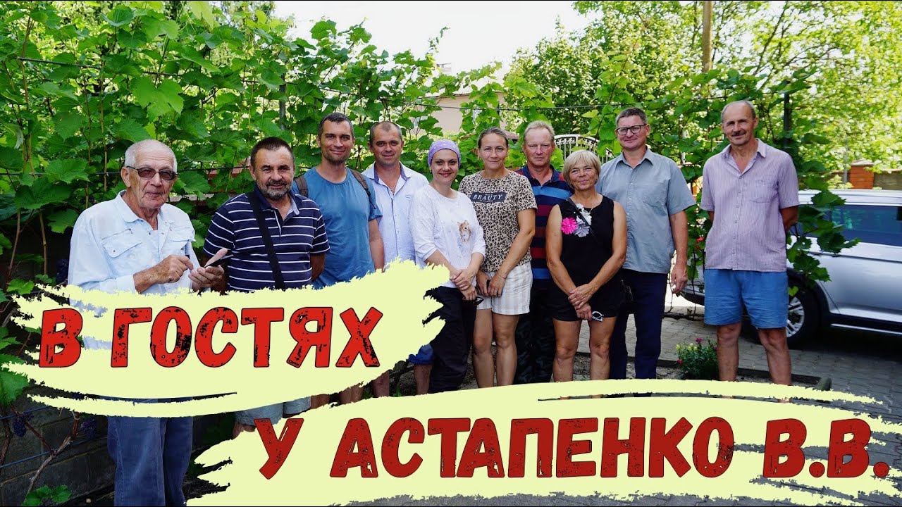 Виноградари Беларуси. В гостях у Астапенко Владимира . г. Брест.
