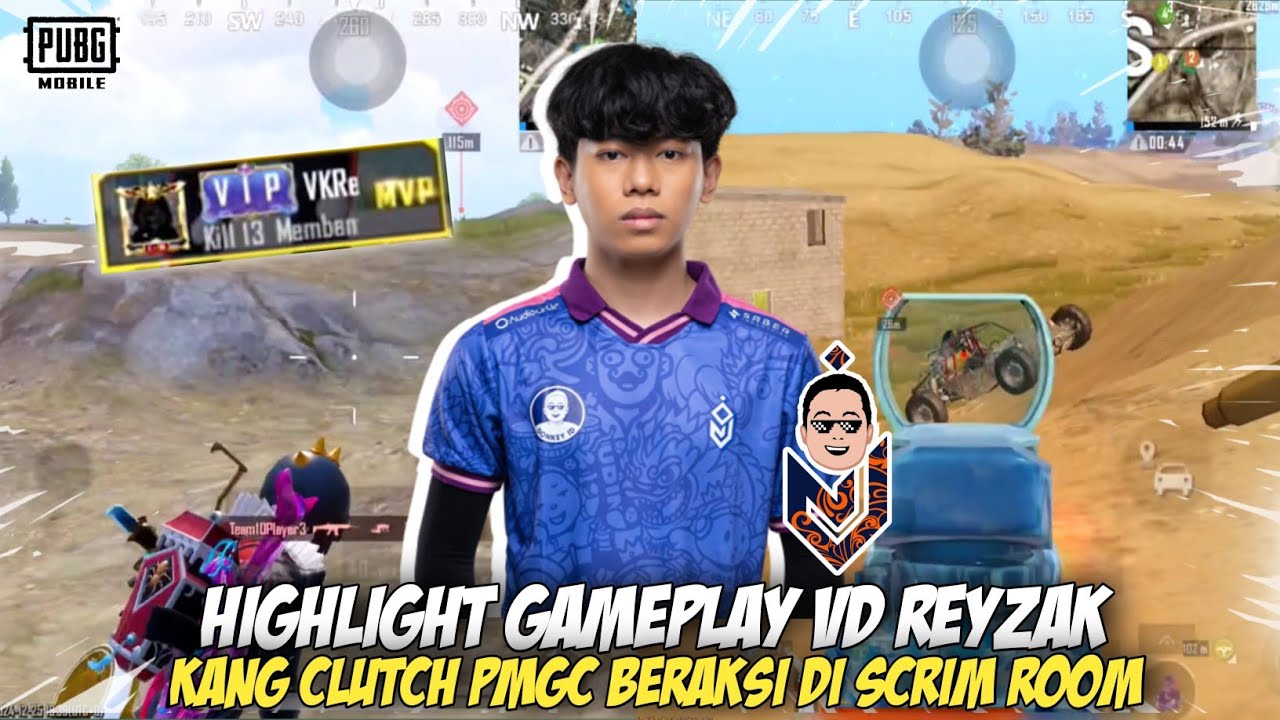 VD REYZAK 13 KILLS SENDIRI DI SCRIM | HIGHLIGHT GAMEPLAY KANG CLUTCH PMGC DI SCRIM ROOM