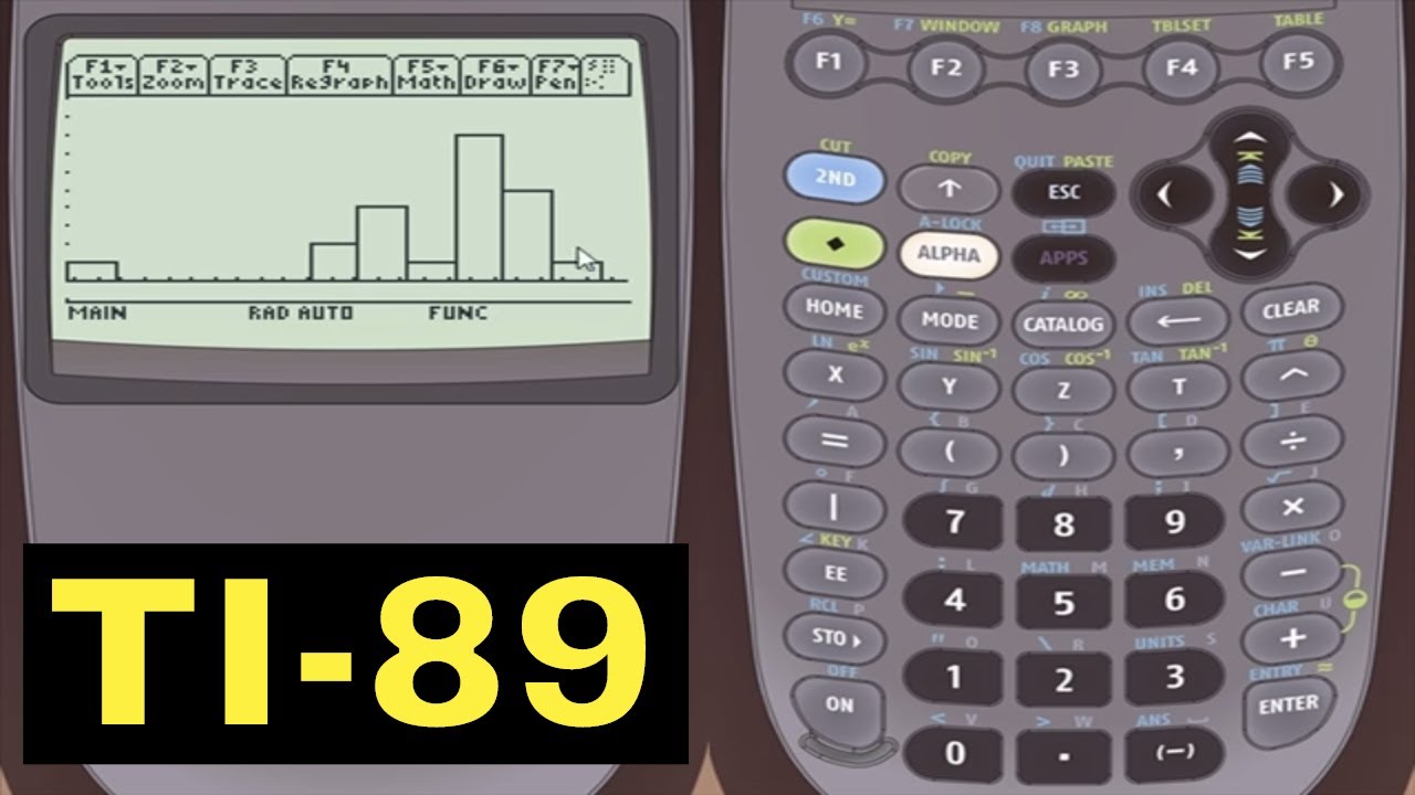 Ti-89 Calculator - 21 - Graphing Statistical Histograms