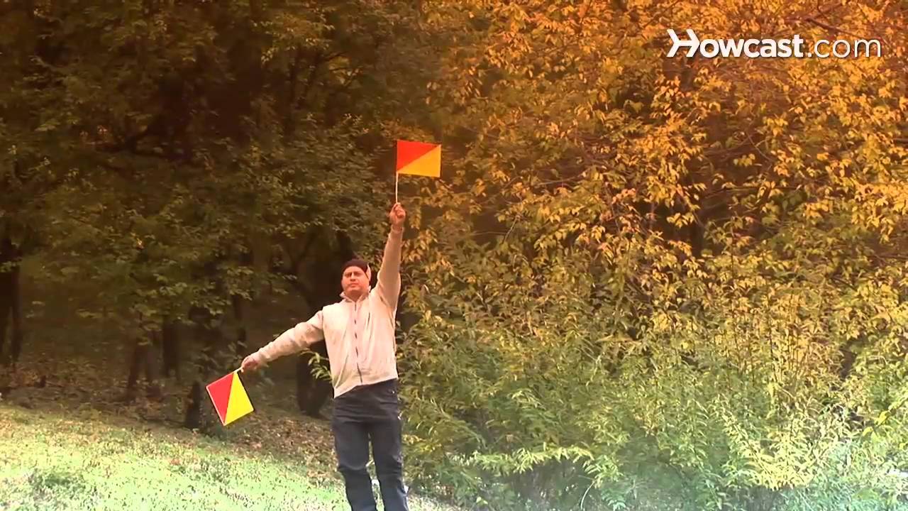 Как подать сигнал спасения с помощью семафора
