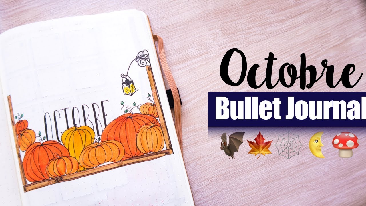 PLAN WITH ME | Bullet journal OCTOBRE (halloween & pumpkin)