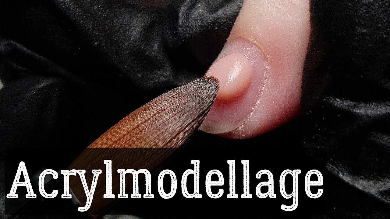 Acrylnägel // Naturnagelverstärkung mit Acryl //