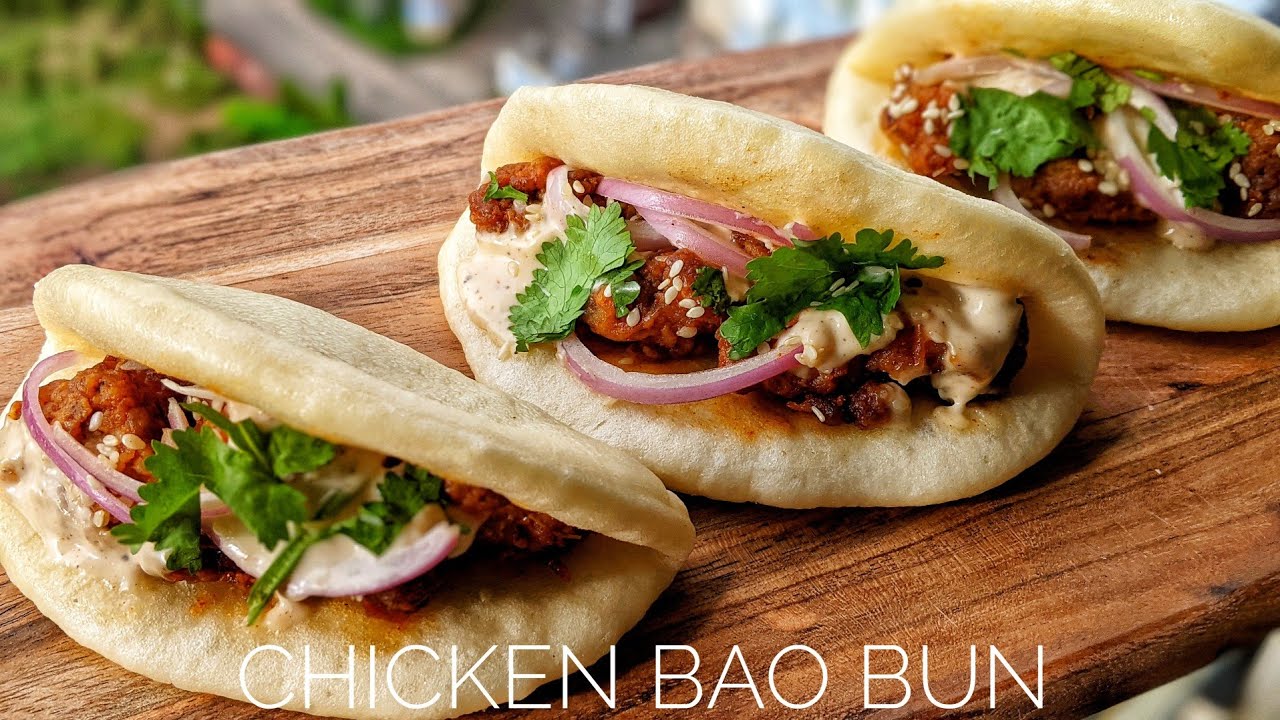 Chicken Bao Bun Recipe | Bao Bun Recipe