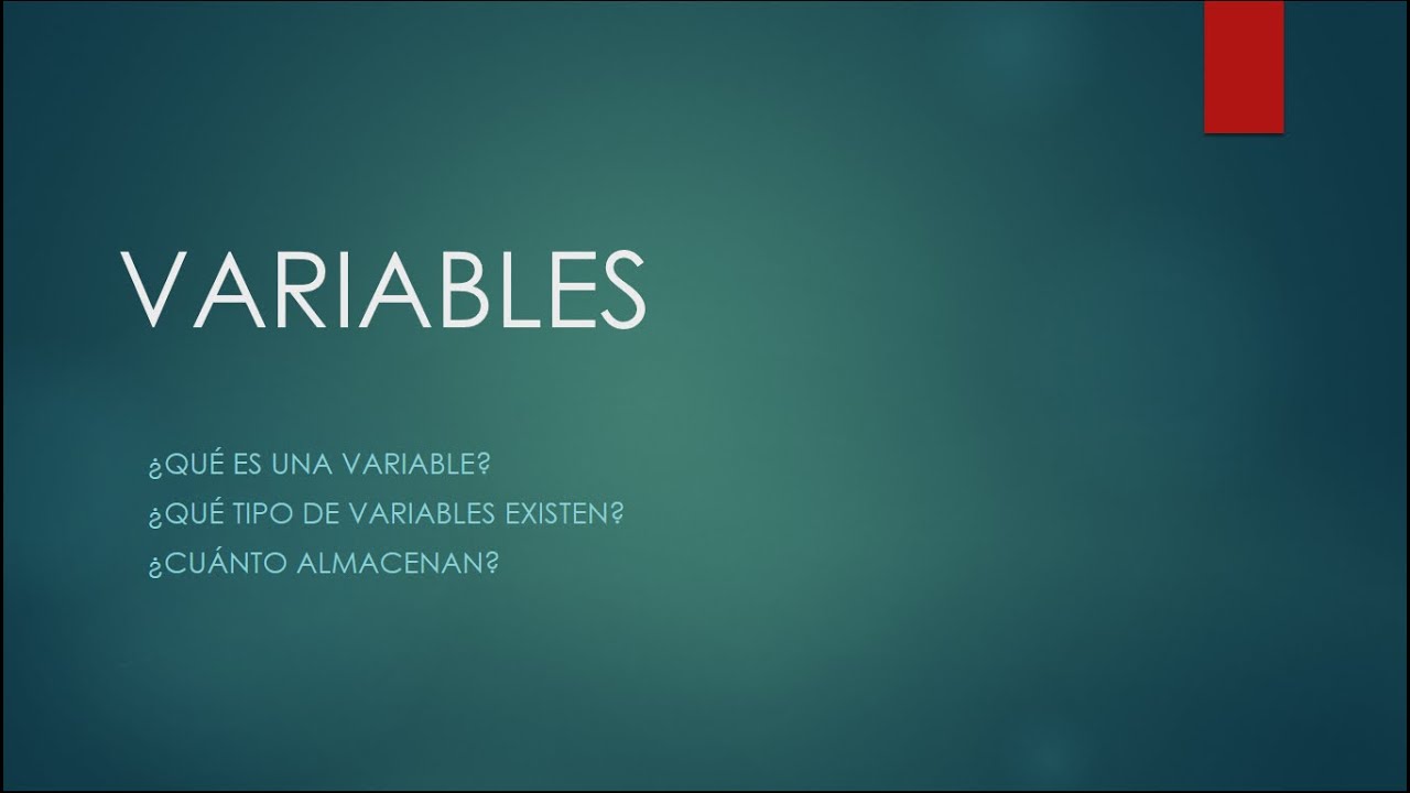 Variables en Java