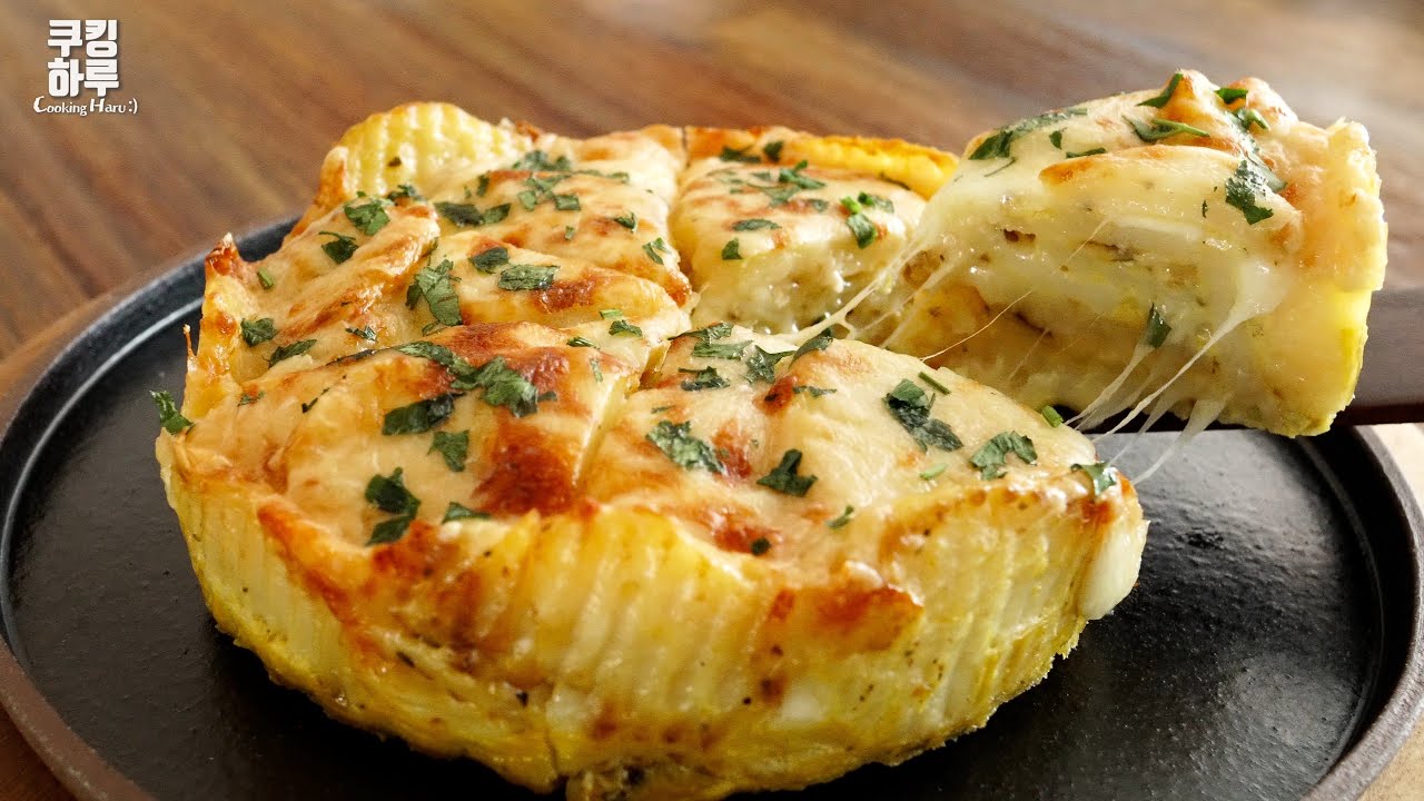 6 Картофель!! Картофельно-чесночно-сырный пирог!! Нет муки! Обалденный и вкусный торт!