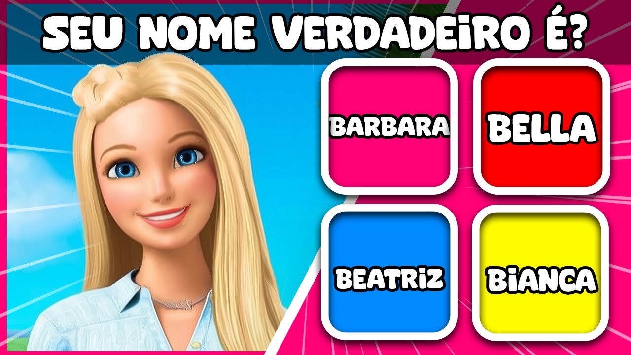 🩰 Quiz da Barbie 🩰  |  20 perguntas para testar seu raciocínio, visão e conhecimentos #labquiz