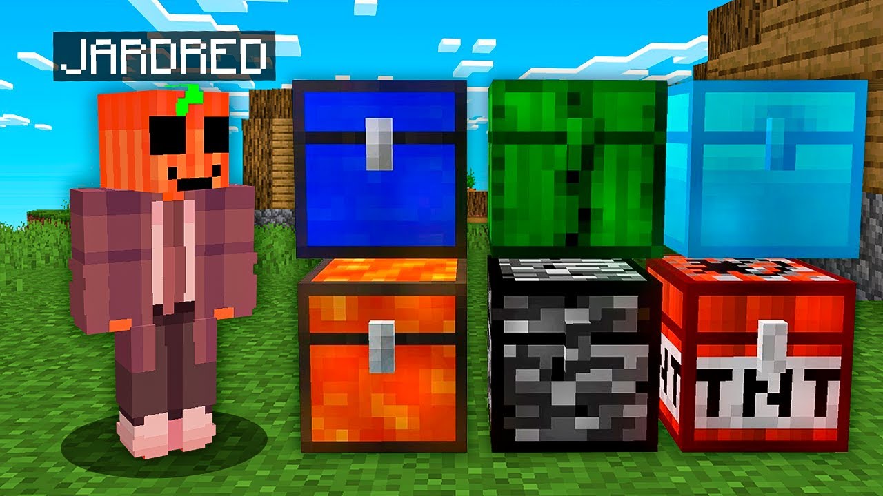 ENCONTRE 6 COFRES MISTERIOSOS EN MINECRAFT