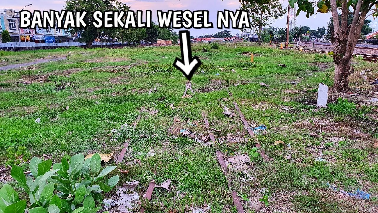 SISA-SISA REL PERCABANGAN KE PELABUHAN TEGAL DI AREA STASIUN TEGAL | PART 1