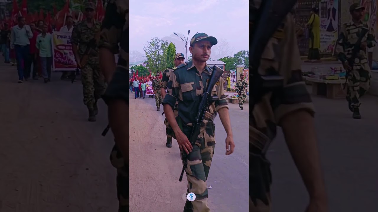Border Security Force On duty time swag#bsf#motivation#status#dharmanagar#tripura