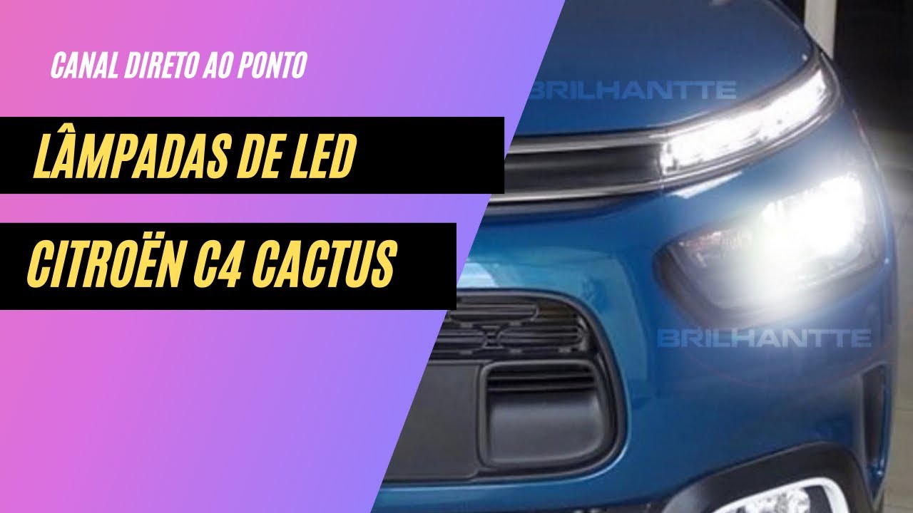 Falando sobre as lâmpadas de led do C4 Cactus