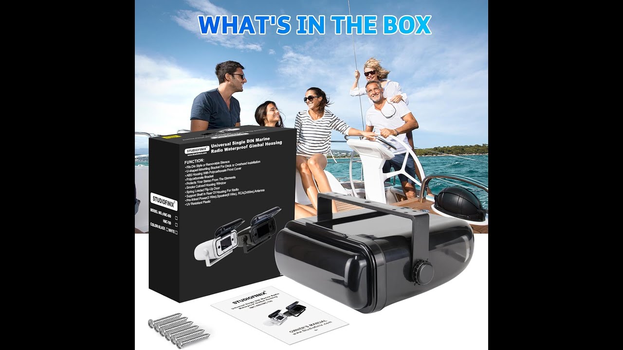 STUDIOFINIX Waterproof Radio Cover Review: Durable UV Resistant Boat Stereo Protector