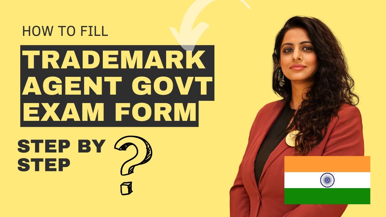 Step by Step - Filing Online Form for Trademark Agent Exam