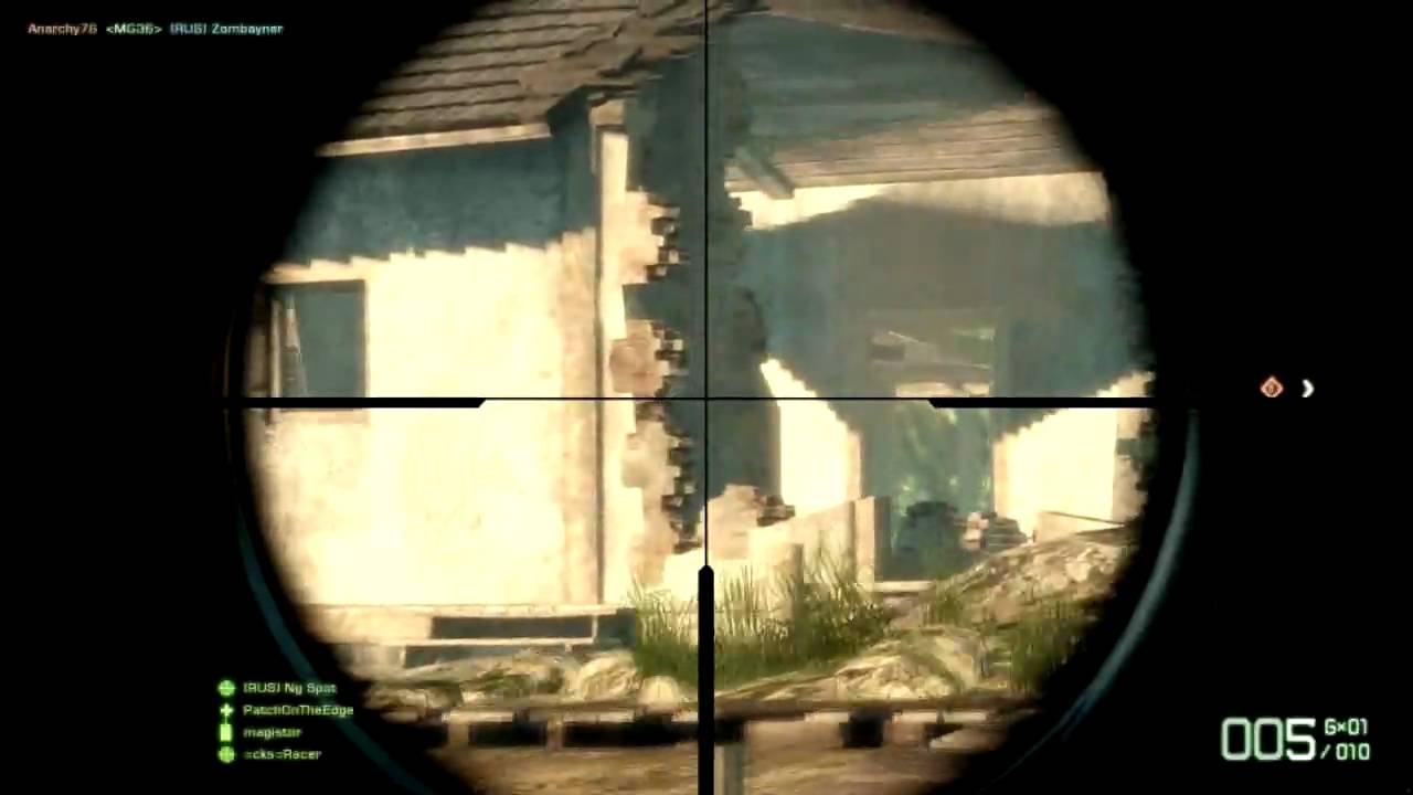 Battlefield Bad Company 2 Sniper montage