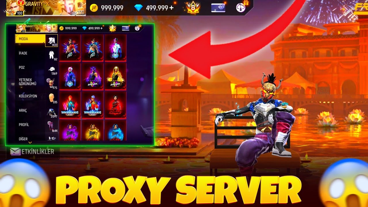 FREE FİRE ELMAS VE KİYAFET HİLESİ NASIL YAPILIR 😱 || FREE FİRE PROXY SERVER NECE GİRMEK OLAR !!!
