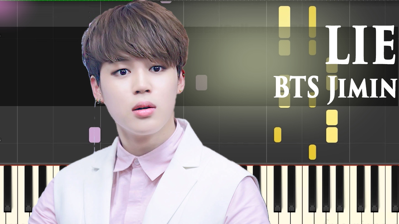 BTS Jimin (방탄소년단) - LIE - Piano Tutorial