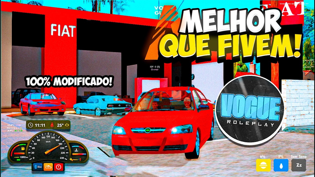 O SERVIDOR QUE É MELHOR que FIVEM! VOGUE ROLEPLAY 100% MODIFICADO! INCRÍVEL GTA SAMP ANDROID e PC