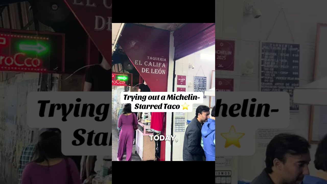 The Only Michelin-Starred Taco Stand In Mexico City 