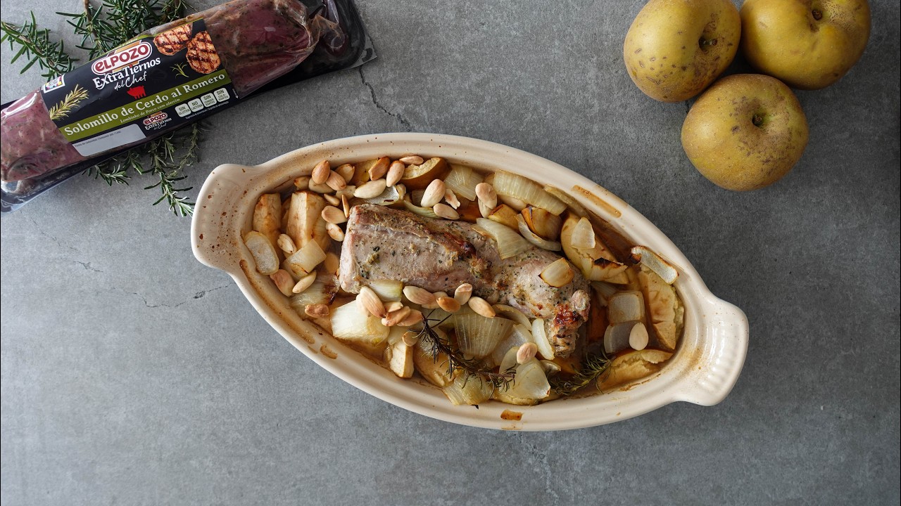 Solomillo al romero con manzanas asadas - ElPozo Cocina