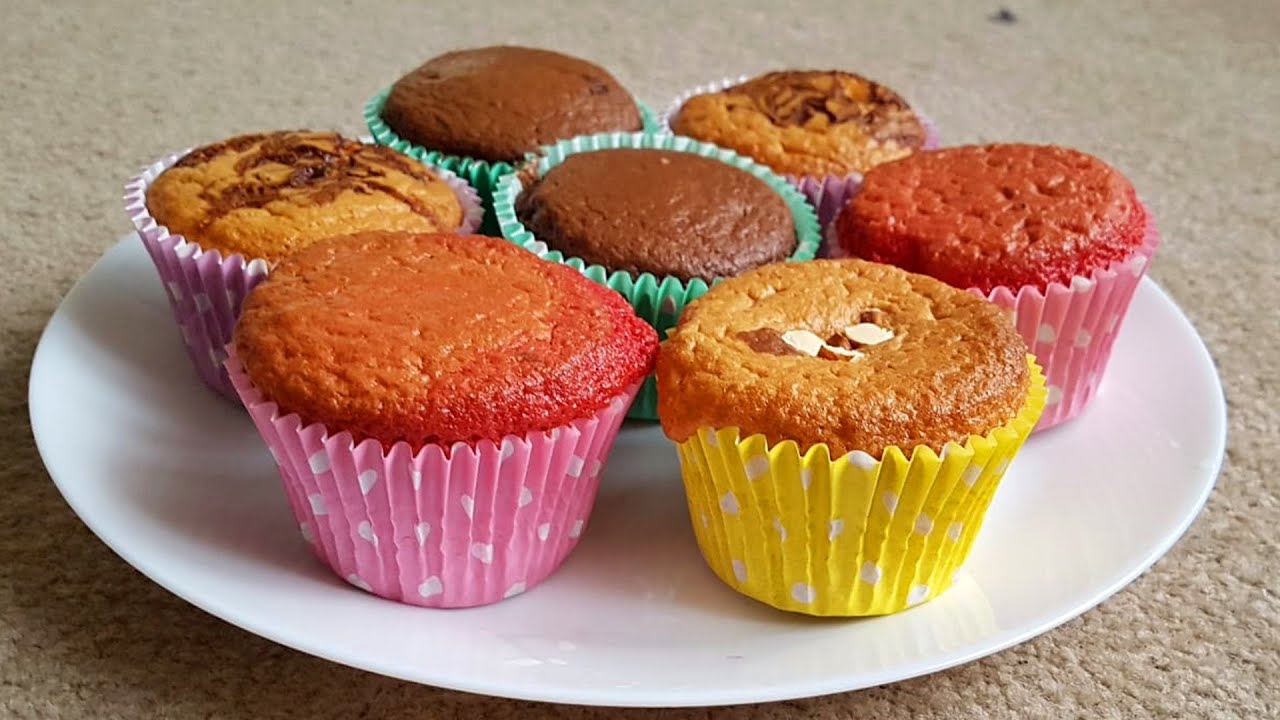 Cup Cake Recipe | 4 Types Of Cup Cake Recipe | So Easy So Yummy