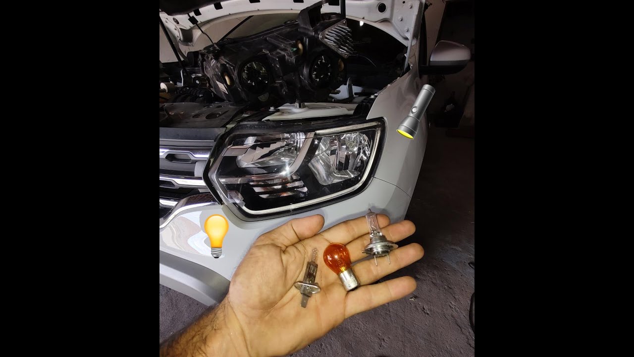 Trocando lampadas farol duster 2021
