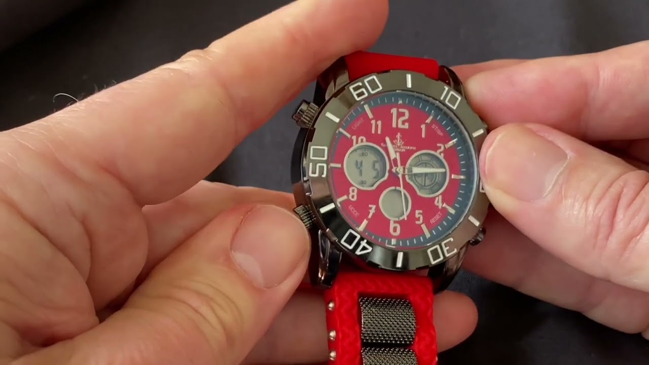 Multifunction Digital Analogue Watch - Tutorial