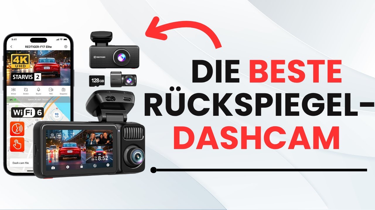 🥇TOP 4: Die besten Spiegel-Dashcams 2025