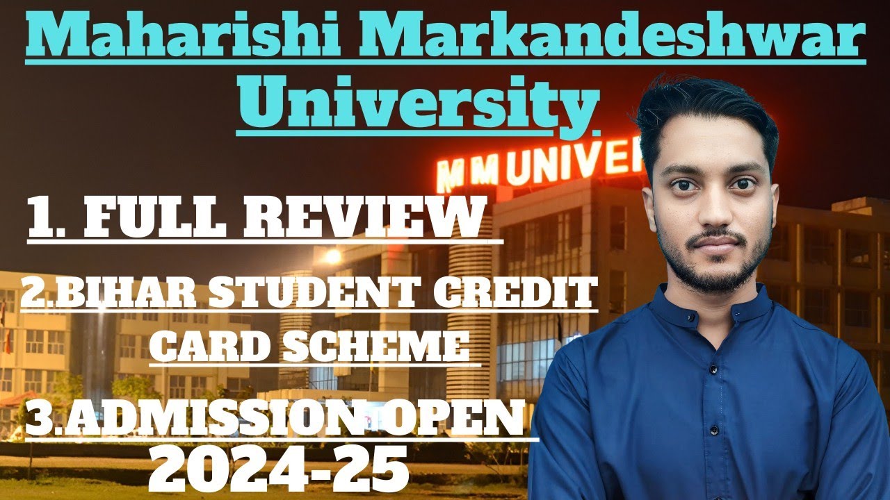 Maharishi Markandeshwar University Ambala | Mmu University Campus Tour