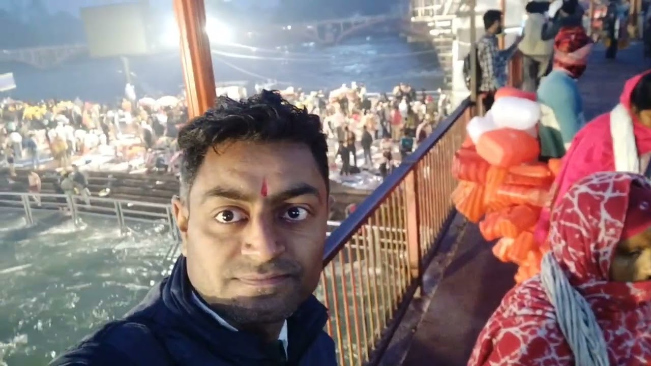 Morning ganga arti at har ki pauri and Daksh mandir kankhal #travel #bholenath #ganga #haridwar 