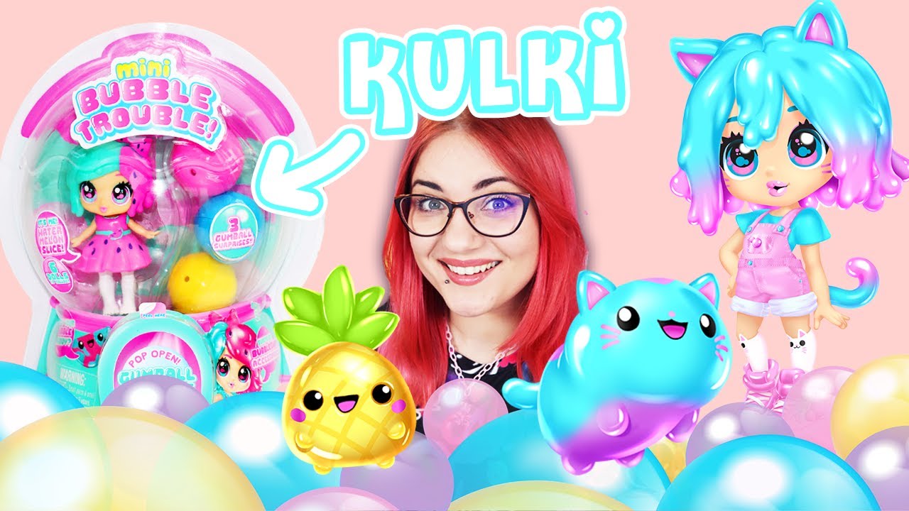 WIELKIE LALKI W AUTOMATACH 🍒 Squishy Pachnące Bubble Trouble