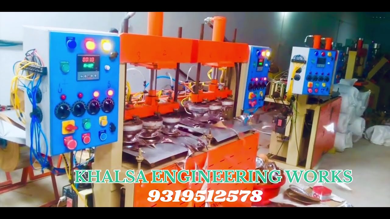 HIGH PRODUCTION 6 DIE HYDRAULIC PAPER PLATE MACHINE l FASTEST PAPER PLATE MACHINE