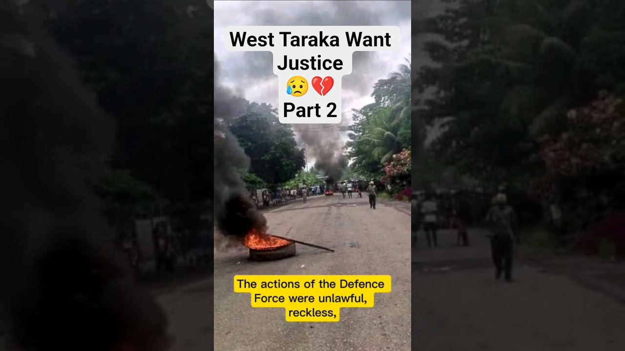 Justice Demanded! PNG Defence Force Destroys West Taraka Community | 2025