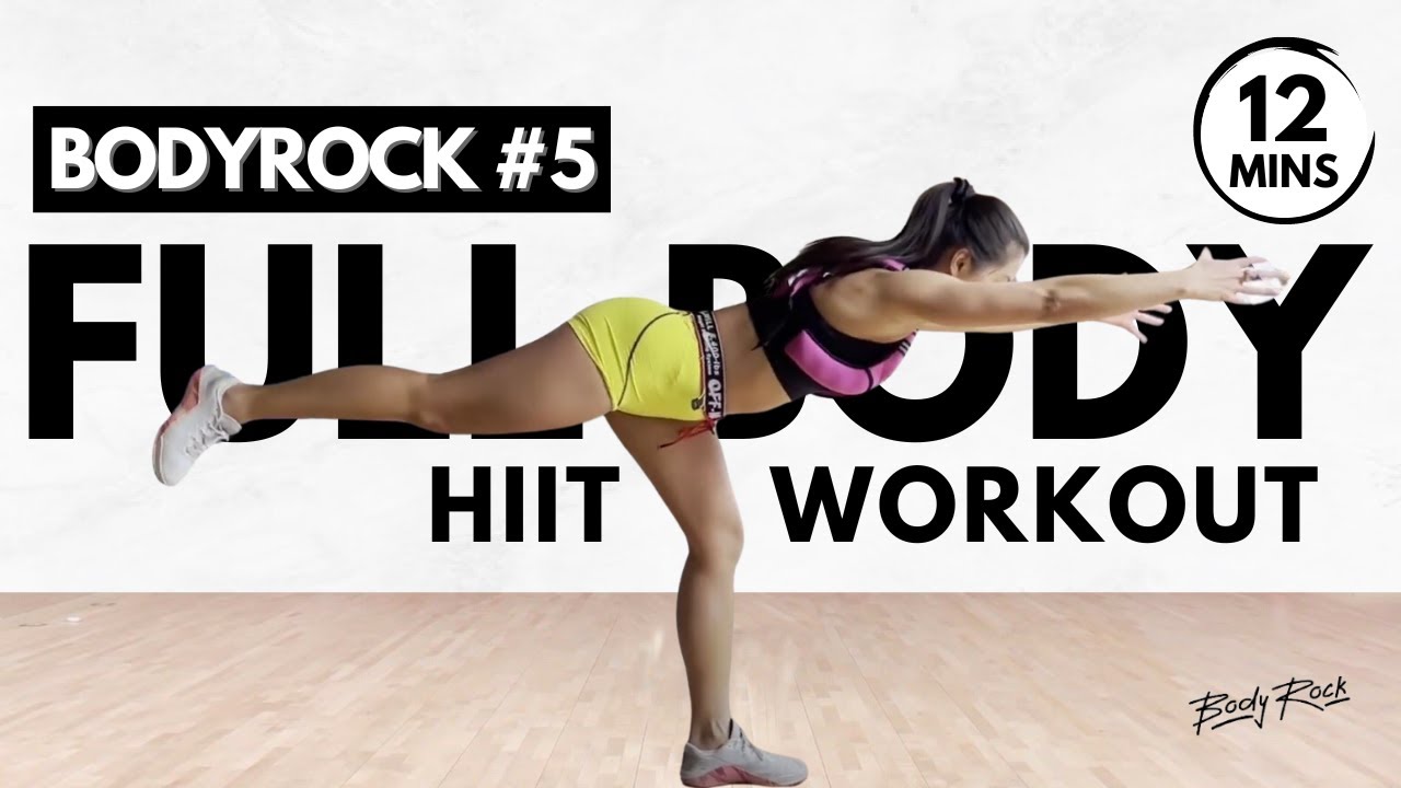BodyRock #5  12 Minute Full Body HIIT Workout