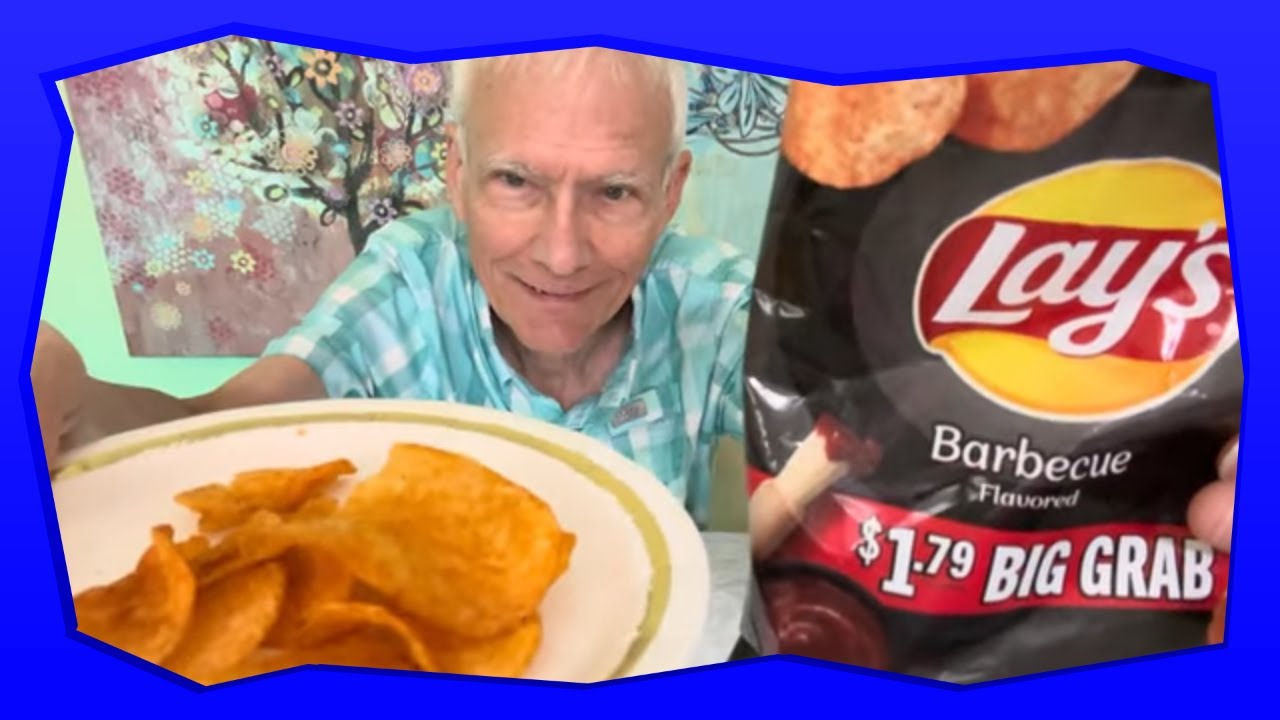 Lay's Barbecue Flavored Potato Chips! (asmr)