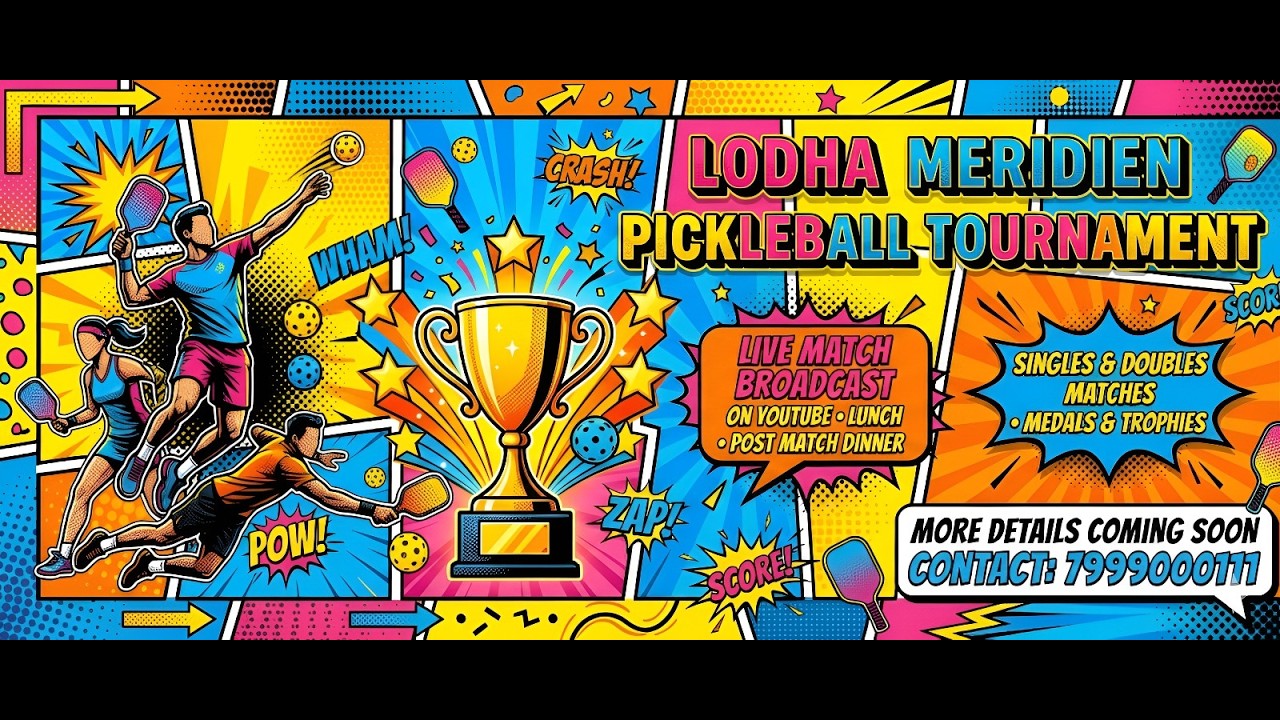 Live: LODHA MERIDIEN Pickleball Tournament | Day 2