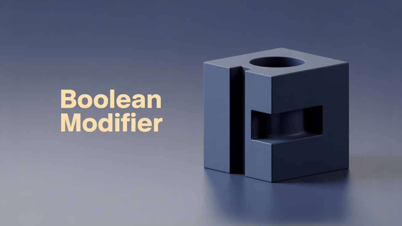 Boolean Modifier in Blender in Hindi &ndash; Master Every Cut Like a Pro!