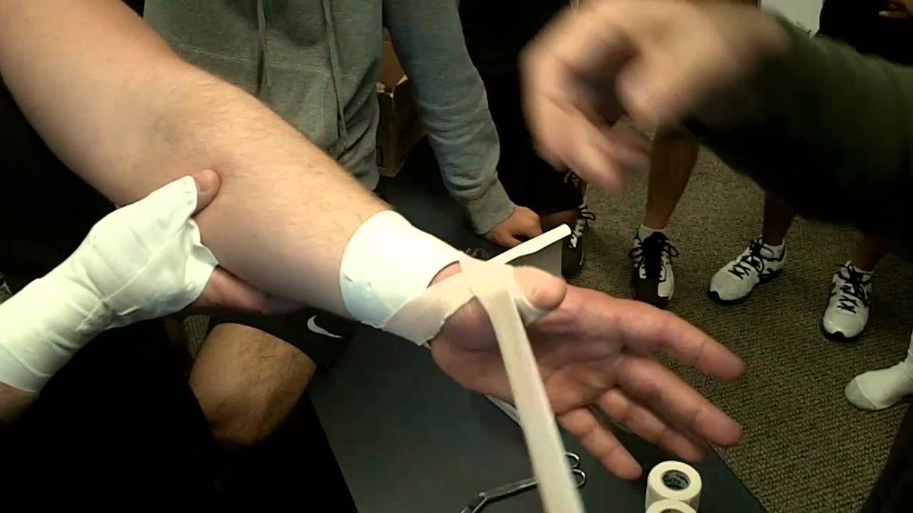How to Tape the Thumb to Limit Flexion