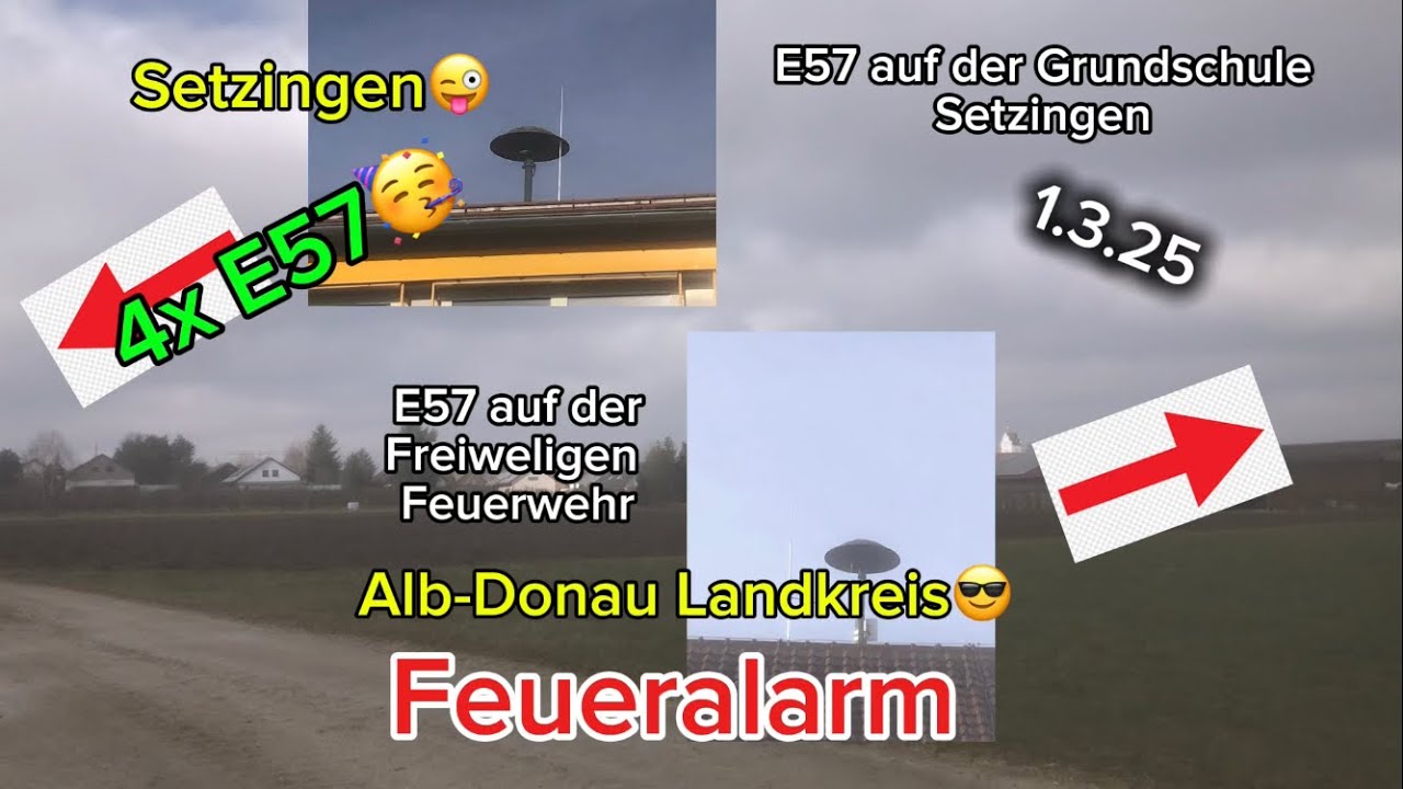 Sirenenprobe Setzingen | 1.3.25 | 4x E57 | #sirene