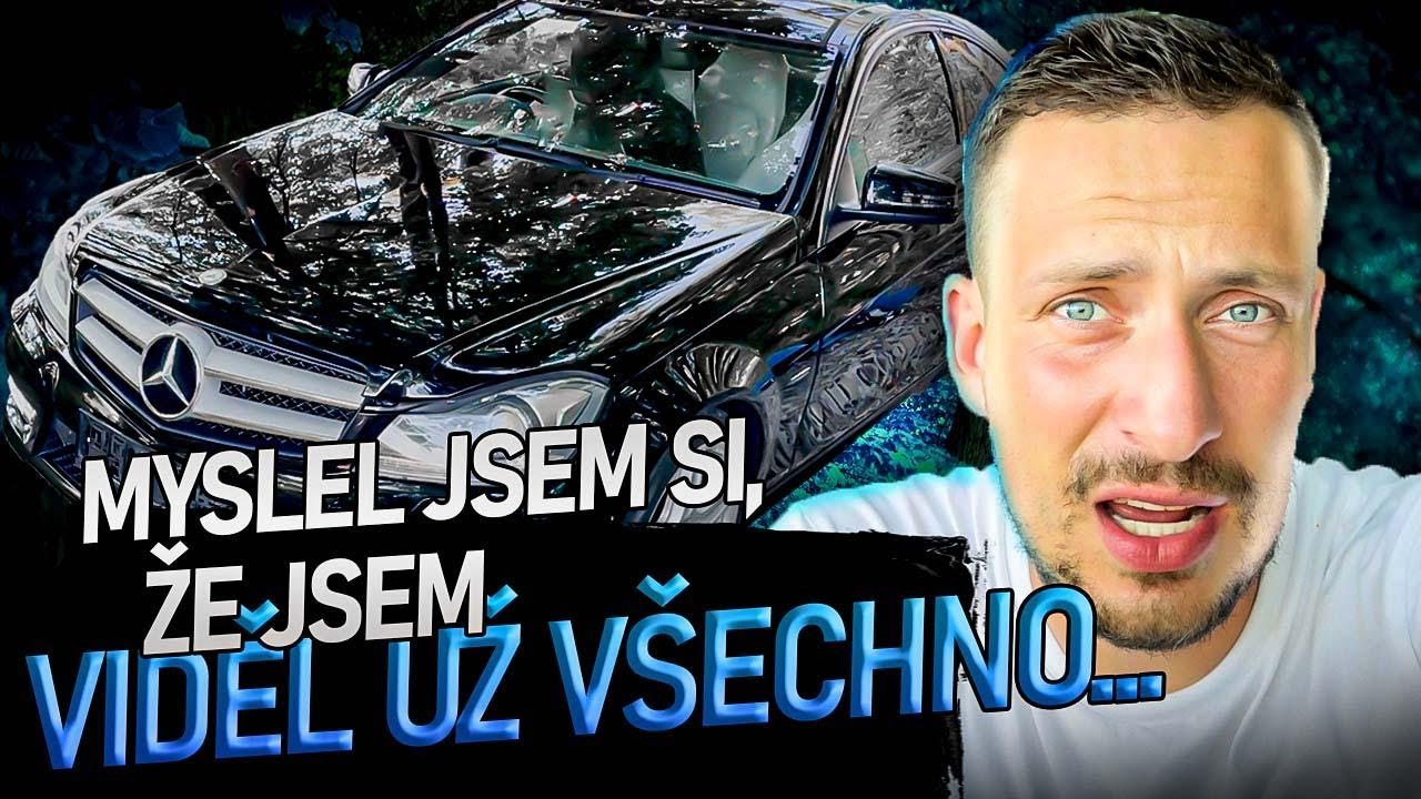 Tohle bych nikdy nedovezl! Řezané auto dovezené konkurencí. Prověření Mercedes C350 z Ameriky