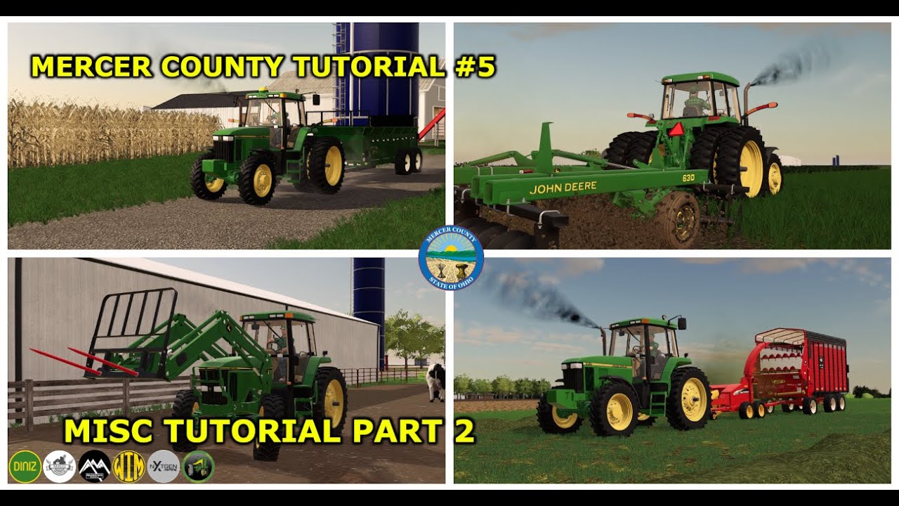 FS19|Mercer County Tutorial #5: Misc Features Part 2
