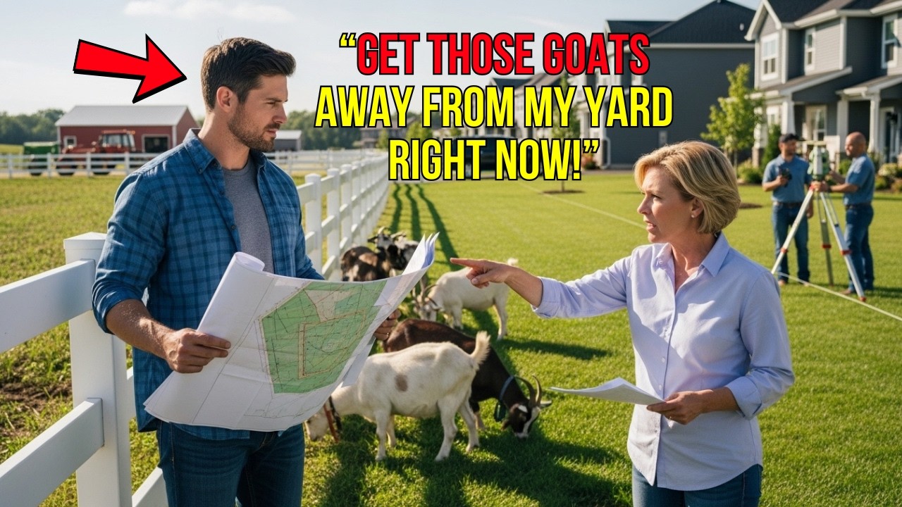 HOA Karen Complained About My Goats Grazing Near Her Yard She Didn’t Know I Own Her Yard Too